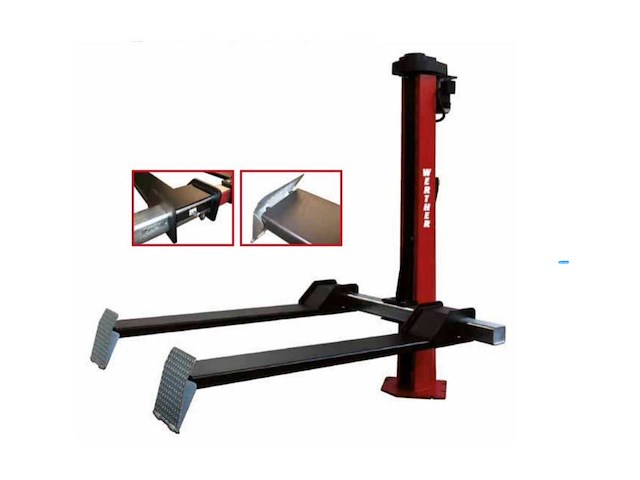 2010 werther international monolift 800 elektrische pallet/materiaalhefmachine - afbeelding 2 van  8