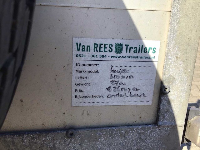 2011 - hoka - b1 - b1 var f - car trailer - afbeelding 5 van  13