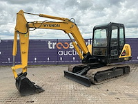 2011 - hyundai - robex - r55-7 - rupsgraafmachine - afbeelding 1 van  15