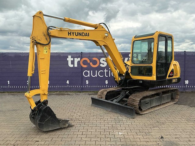 2011 - hyundai - robex - r55-7 - rupsgraafmachine - afbeelding 1 van  15