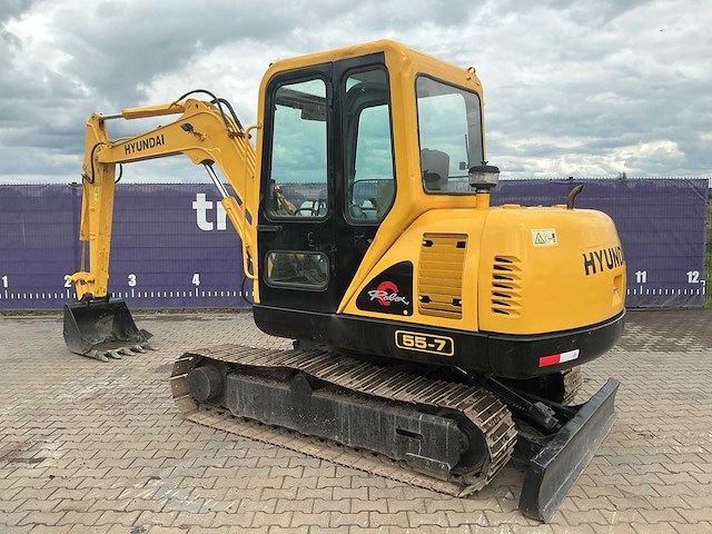 2011 - hyundai - robex - r55-7 - rupsgraafmachine - afbeelding 9 van  15