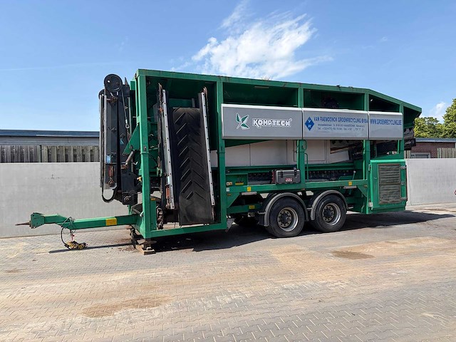 2011 - komtech - multistar l3 - mobiele zeefinstallatie - afbeelding 13 van  16
