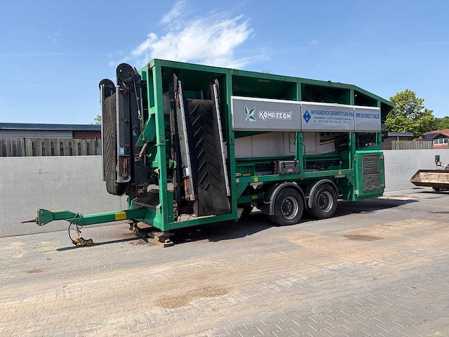 2011 - komtech - multistar l3 - mobiele zeefinstallatie - afbeelding 16 van  20