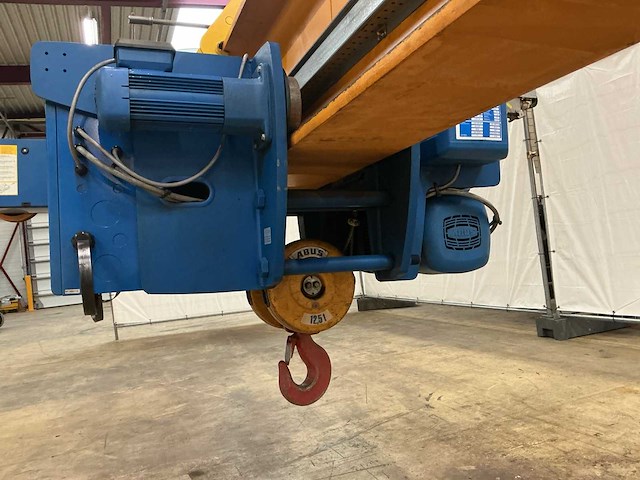 2011 abus 12.500 kg x 5,74 m bovenloopkraan - afbeelding 11 van  16