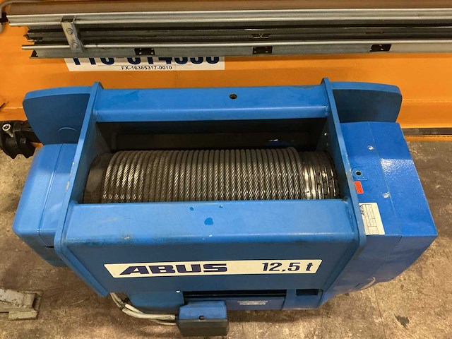 2011 abus 12.500 kg x 5,74 m bovenloopkraan - afbeelding 12 van  17