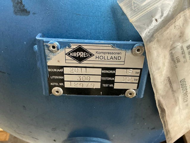 2011 airpress k300-600 luchtcompressor - afbeelding 3 van  12