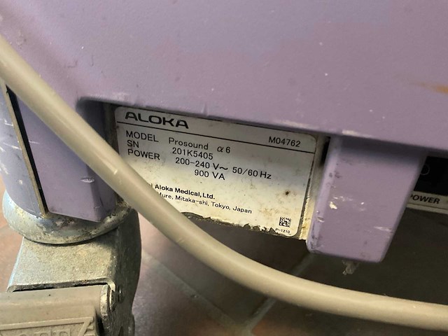 2011 aloka prosound echo apparaat - afbeelding 5 van  5