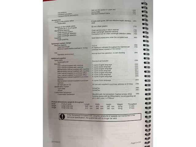 2011 ambaflex spiraal conveyer lift - afbeelding 2 van  9