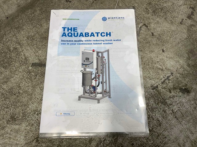 2011 aquabatch filter systeem voor wasinstallatie - afbeelding 1 van  10