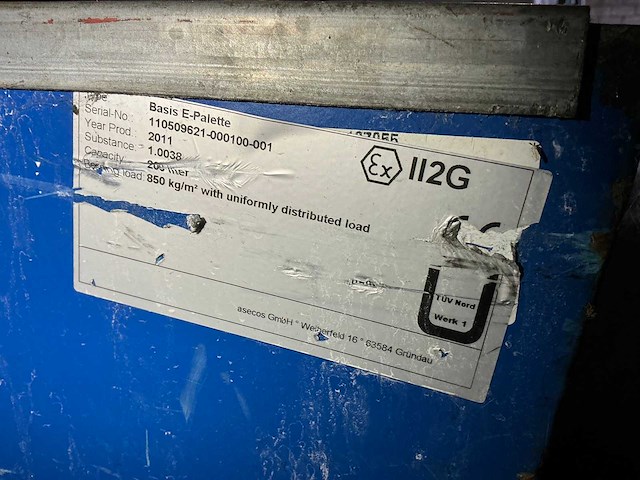 2011 asecos basis e palette lekbak - afbeelding 6 van  6