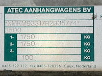 2011 atec mg1 graafmachine transporter / voertuig aanhangwagen - afbeelding 11 van  19
