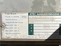 2011 atec mt1 graafmachine transporter / voertuig aanhangwagen - afbeelding 17 van  19