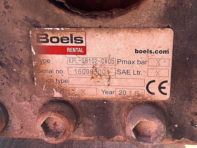 2011 atlas copco sb102 hydraulische sloophamer - afbeelding 11 van  11