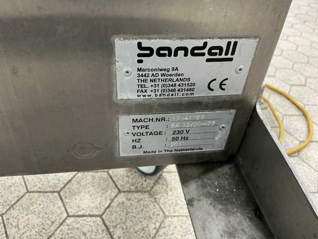 2011 bandall ba32-20 bandeermachine - afbeelding 7 van  8