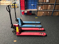 2011 begra hand hydraulische palletwagen (2x) - afbeelding 2 van  9