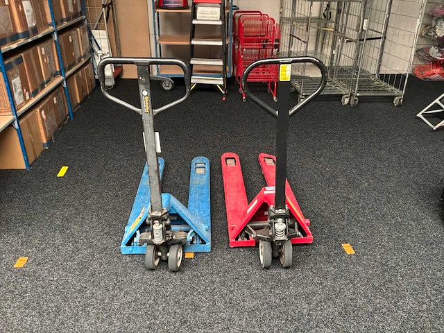 2011 begra hand hydraulische palletwagen (2x) - afbeelding 4 van  9