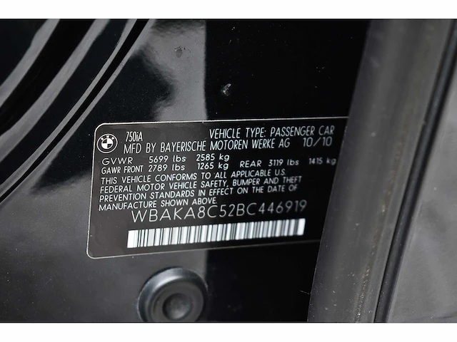 2011 bmw alpina b7 750li xdrive sedan 4.4l v8 btw auto - afbeelding 35 van  70