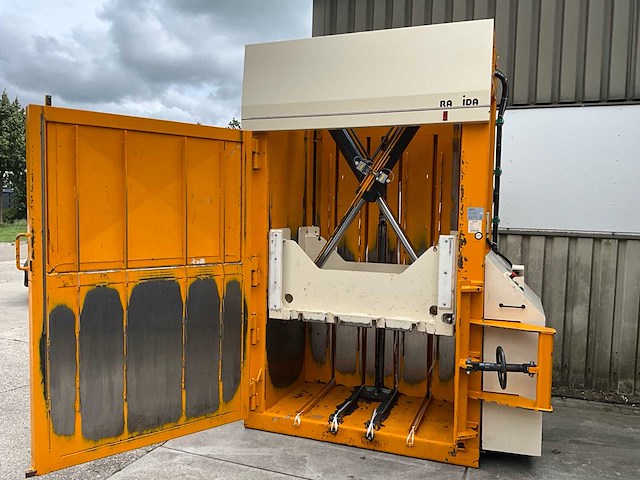 2011 bramidan x50 l afvalpers / kartonpers verticale balenpers - afbeelding 7 van  19