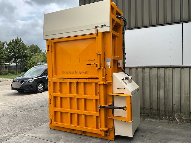 2011 bramidan x50 l afvalpers / kartonpers verticale balenpers - afbeelding 12 van  19