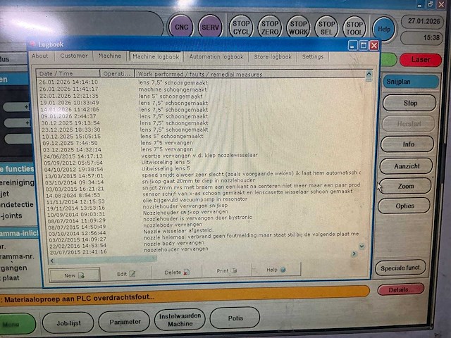 2011 bystronic byspeed pro 3015 lasersnijmachine - afbeelding 53 van  62