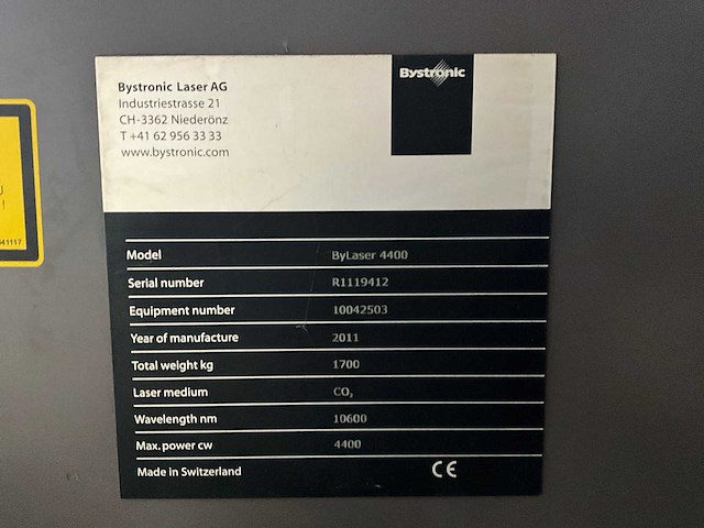 2011 bystronic byspeed pro 315 cnc-lasersnijmachine - afbeelding 33 van  56