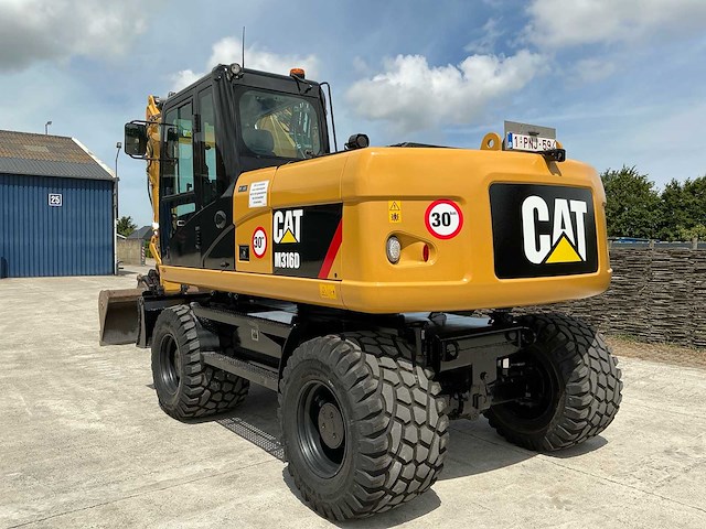 2011 caterpillar m316d banden graafmachine - afbeelding 54 van  65