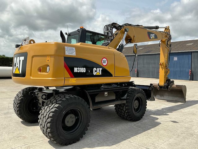 2011 caterpillar m316d banden graafmachine - afbeelding 65 van  65
