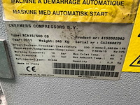 2011 creemers rca15/500cd schroefcompressor - afbeelding 6 van  13