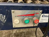 2011 cyklop ct 103-sd dozensluitmachine met rollenbaan - afbeelding 13 van  14