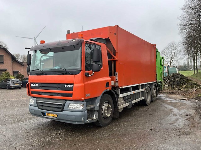 2011 daf cf75.310 vrachtwagen / vuilniswagen - afbeelding 1 van  18
