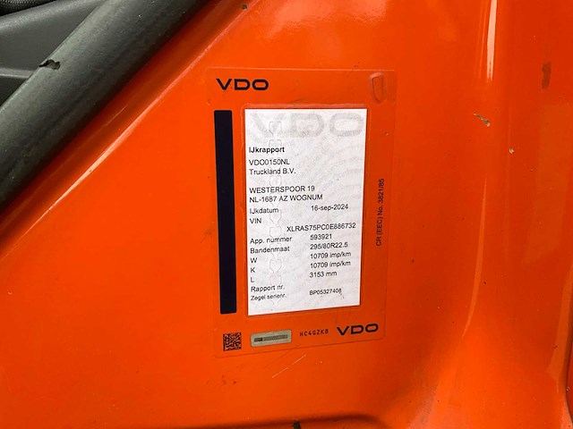 2011 daf cf75.310 vrachtwagen / vuilniswagen - afbeelding 12 van  18