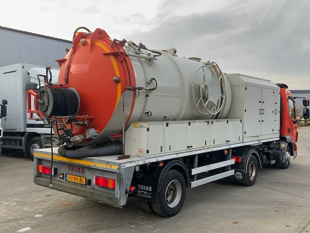 2011 daf lf 45-180 opleggertrekker met trias riool ontstoppings oplegger - afbeelding 30 van  35