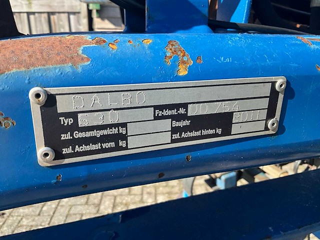 2011 dal-bo maxiroll 630 grasroller - afbeelding 16 van  23