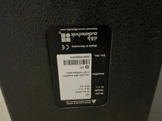2011 d&b audiotechnik q7 luidspreker (2x) - afbeelding 10 van  11