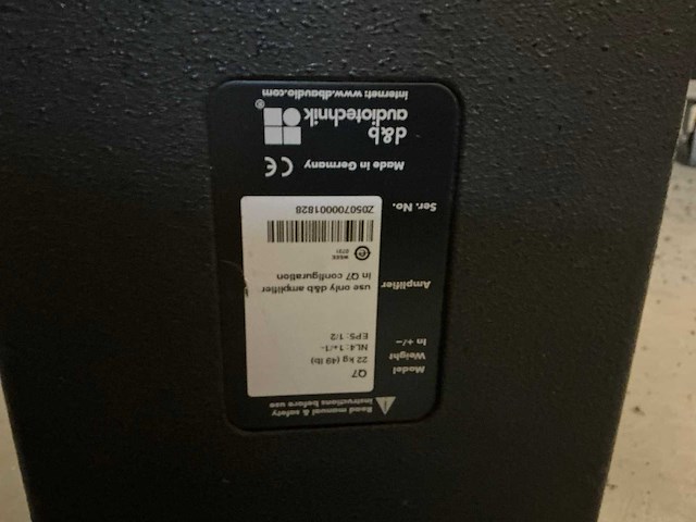 2011 d&b audiotechnik q7 luidspreker (2x) - afbeelding 11 van  11
