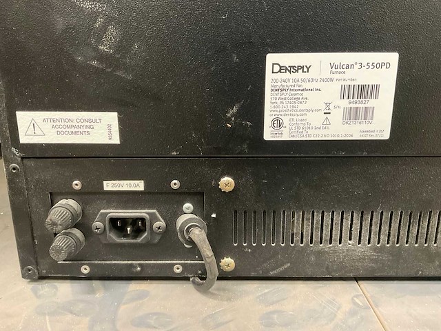 2011 dentsply vulcan 3-550pd tandarts apparatuur - afbeelding 8 van  9