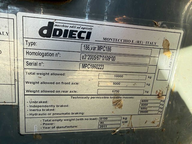 2011 dieci 40.7 agri plus - afbeelding 12 van  12