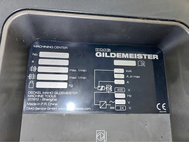 2011 dmg dmc 1035v ecoline cnc universele machinecentrum - afbeelding 10 van  18