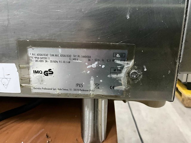 2011 electrolux aos061eca2 combisteamer - afbeelding 9 van  9