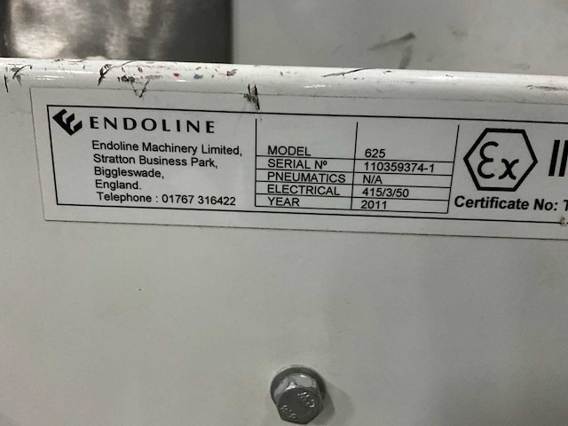 2011 endoline 625 dozensluitmachine - afbeelding 7 van  7