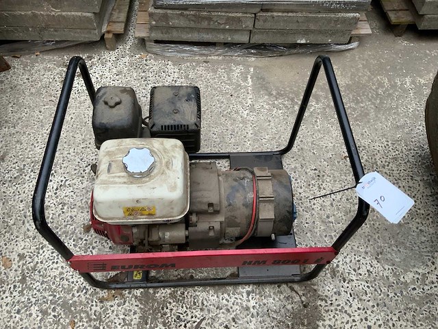 2011 eurom hm 8001 e stroomgenerator - afbeelding 2 van  4