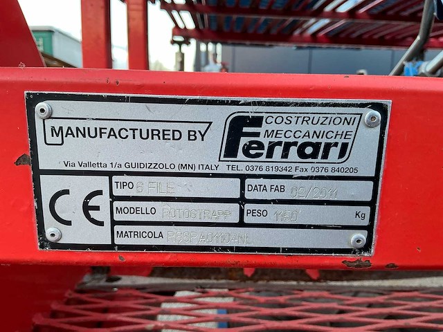 2011 ferrari 6 file plantrobot - afbeelding 31 van  31