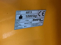2011 fetra 6815 hand hydraulische palletwagen - afbeelding 2 van  3