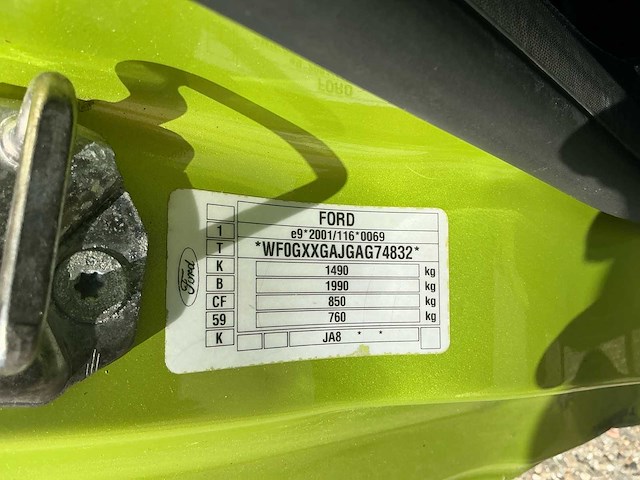 2011 ford fiesta 1.25 limited personenauto - afbeelding 20 van  27