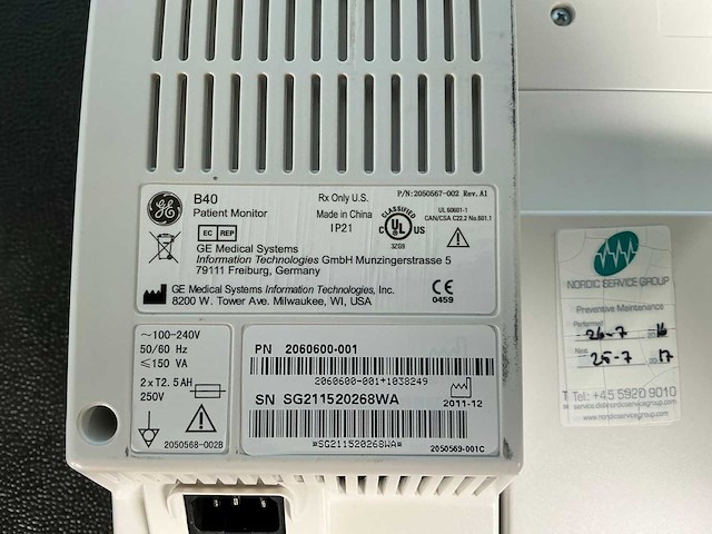 2011 ge healthcare b40 patiëntmonitor - afbeelding 3 van  4