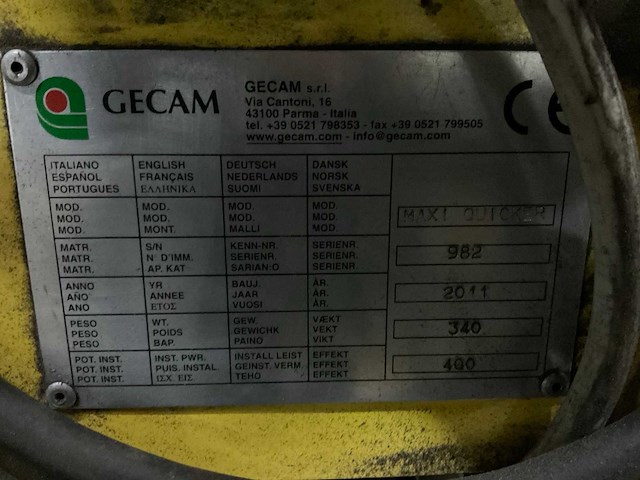 2011 gecam maxi quicker schuine kant snijmachines - afbeelding 3 van  11