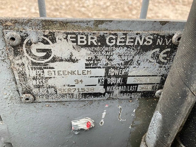 2011 geens brabantse stenenklem - afbeelding 6 van  6