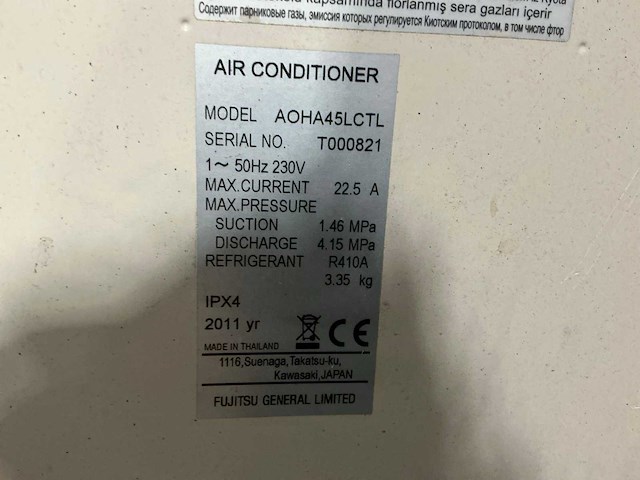 2011 general air conditioner airco unit - afbeelding 9 van  10