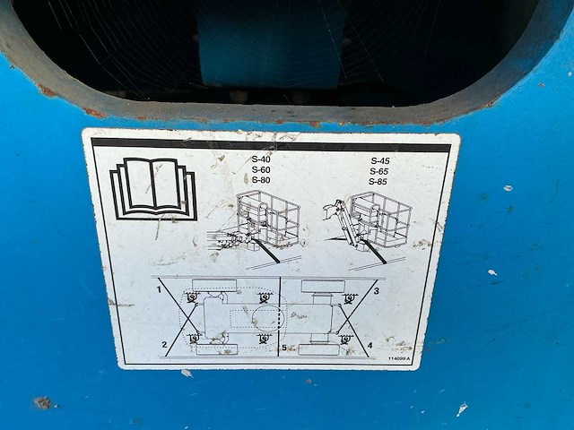 2011 genie s-65 met hydraulische generator 7kva - hoogwerker - afbeelding 36 van  39