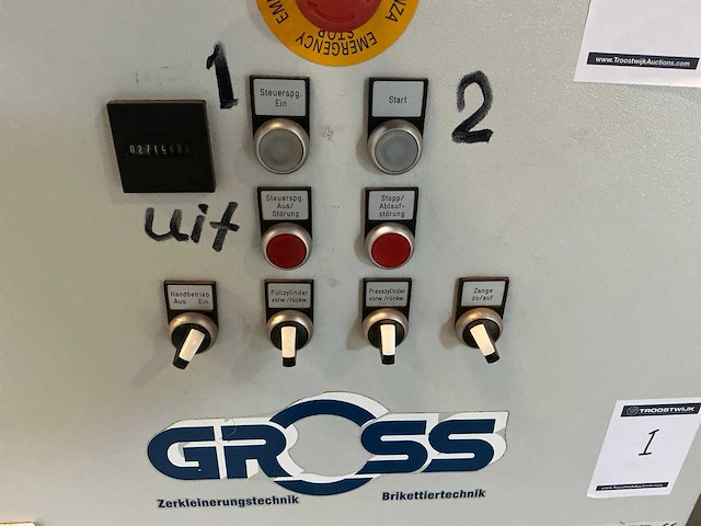 2011 gross genius 2/50 briketteermachine - afbeelding 18 van  19